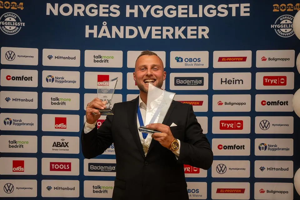 Fredrick Gundersen på Norges hyggeligste håndverker