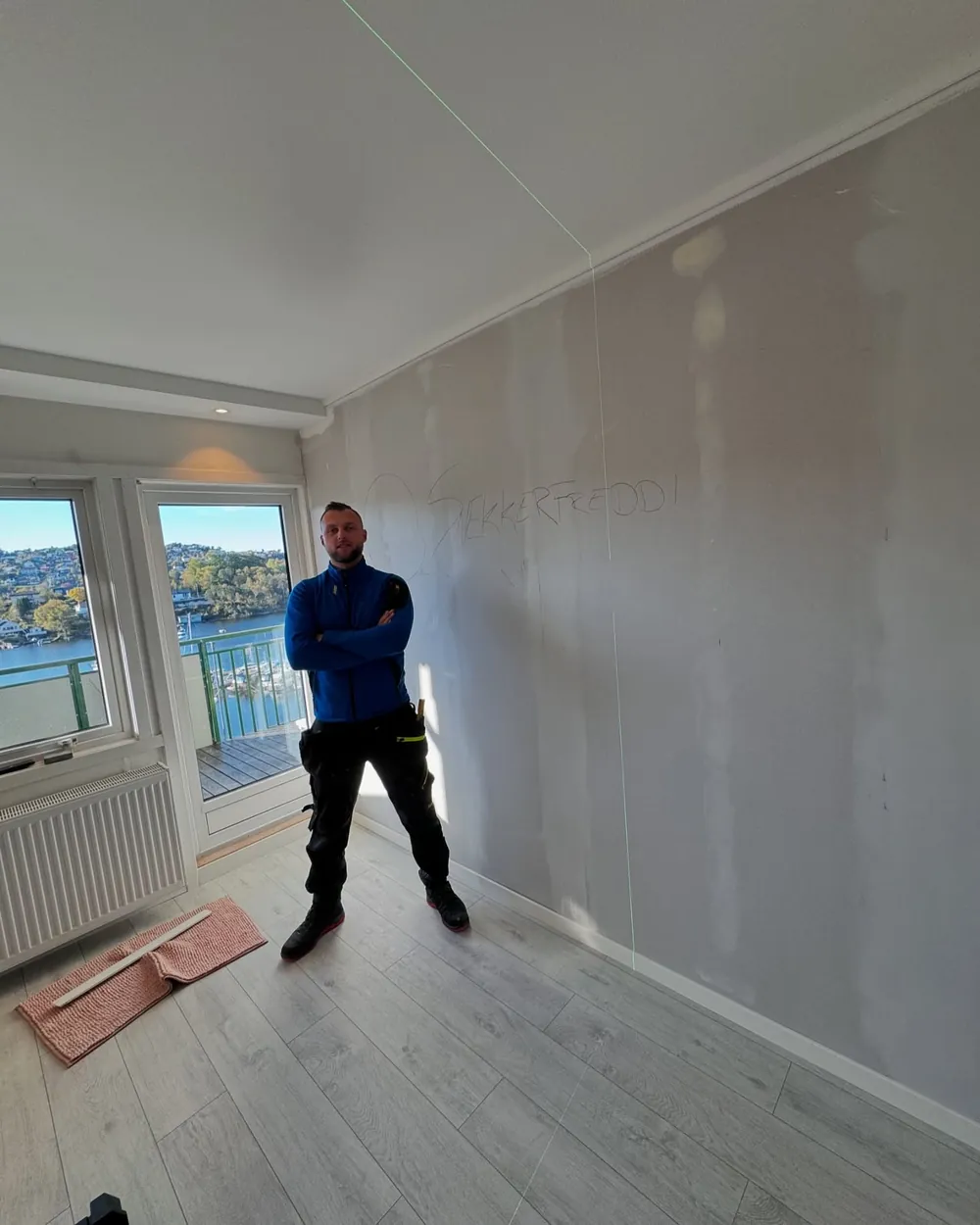Stuen før arbeidet