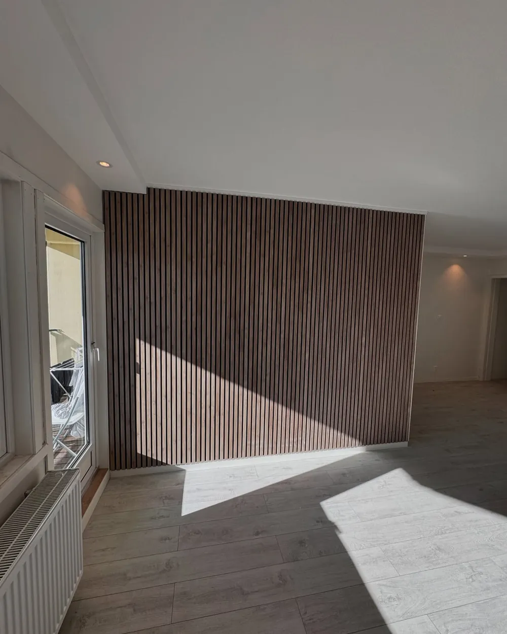 Spilevegg i stuen